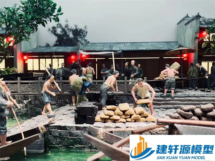 贺州博物馆江南水乡模型